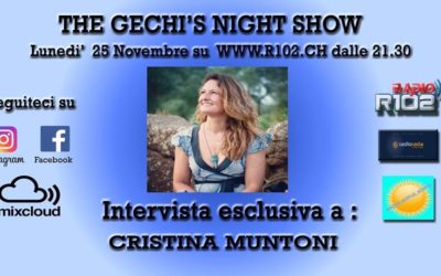 Cristina Muntoni: intervista in diretta a Radio 102