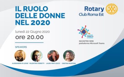 Il ruolo delle donne. Webinar Rotary Roma Est